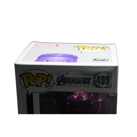 Funko POP! Marvel Avengers Endgame Purple Chrome Hulk #499 Walmart Exclusive - Picture 2 of 11